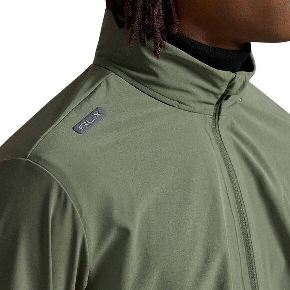 NEW RLX Ralph Lauren Green Lightweight Stretch Windbreaker Jacket Men’s XXL - Picture 3 of 13